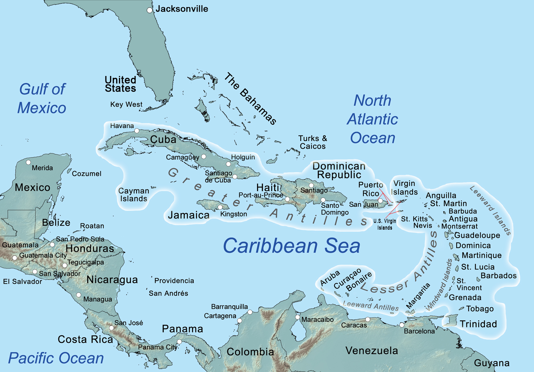 Страноведение и страновидение: Антильские острова